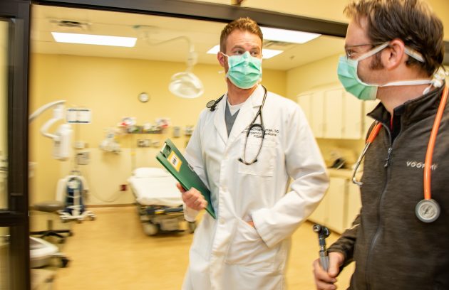 Dr. Halterman, Emergency Department, and nurse