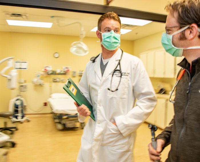 Dr. Halterman, Emergency Department, and nurse