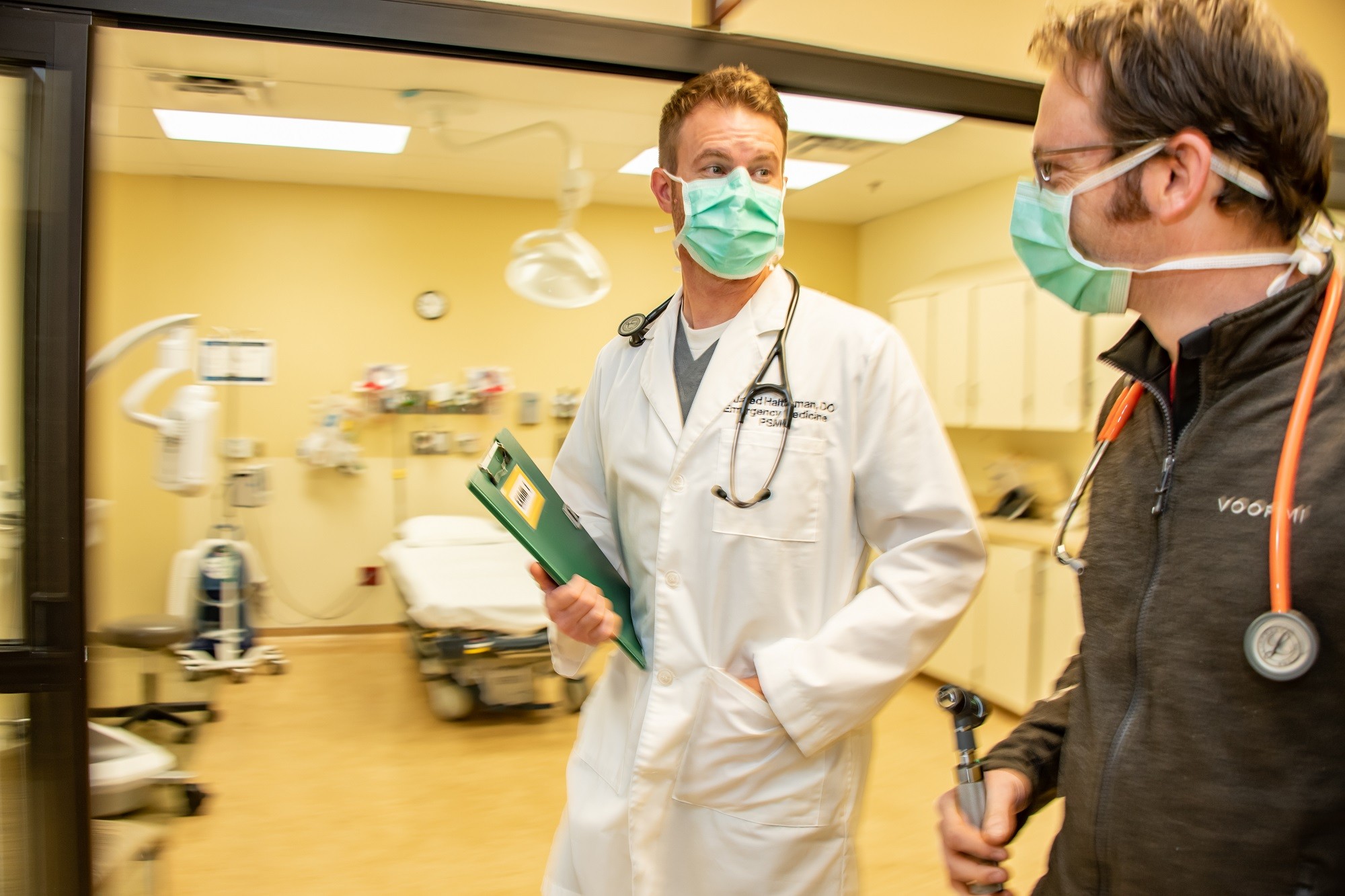 Dr. Halterman, Emergency Department, and nurse
